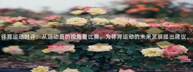 意昂5Kgame平台主管：体育运动时评：从运动员的视角看比赛，为体育运动的未来发展提出建议。